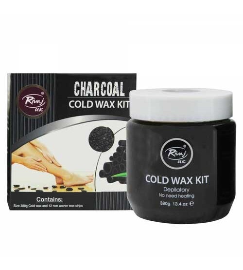 Rivaj UK Charcoal Cold Wax Kit 380 Gram